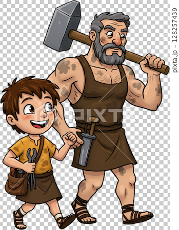 Roman Blacksmith and Son 128257439