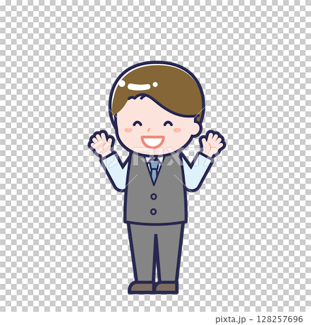 Salesperson/Diagonal/Male 11 128257696