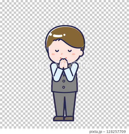 Salesperson/Diagonal/Male 24 128257709