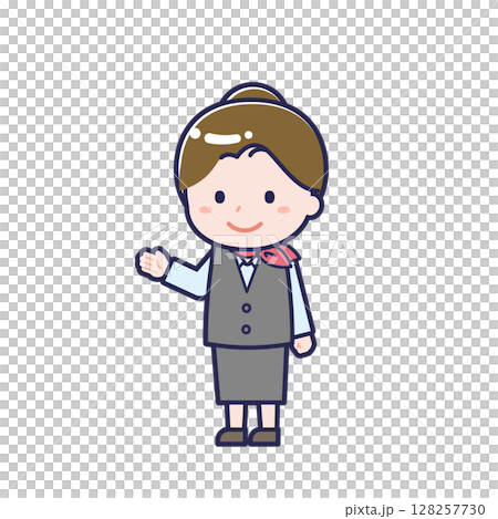 銷售員/對角線/女性 15 128257730