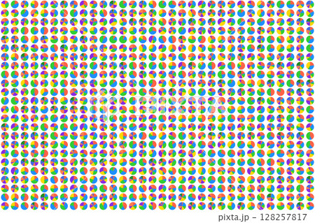 円グラフの背景32列×24行 128257817