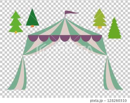 市場和集市使用的帳篷框架材料 128260310