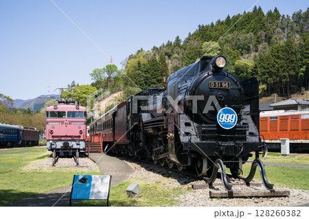「碓氷峠鉄道文化むら」の展示車両 群馬県安中市松井田町横川の鉄道博物館 「碓氷峠鉄道文化むら」の展示車両 群馬県安中市松井田町横川の鉄道博物館 128260382