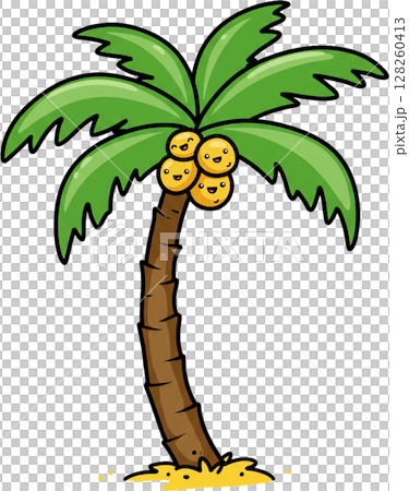 a letter of tropical plants 128260413