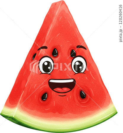 Watermelon Slice Smile 128260416