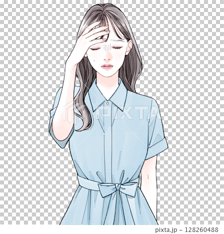 20多歲女性（整潔型）_頭痛 128260488