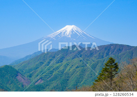 大峠から見る富士山 大峠から見る富士山 128260534