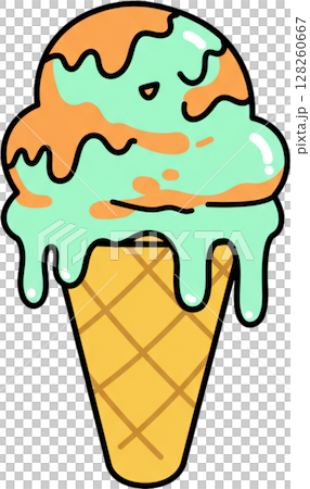 Mint Chocolate Ice Cream Mint Chocolate Ice Cream 128260667