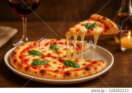 ピッツァ マルゲリータ 128262213