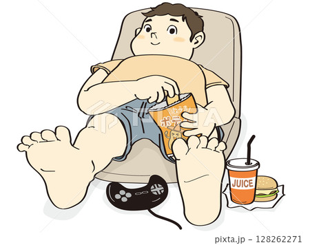 ダラダラと怠けているぐうたらな少年 ダラダラと怠けているぐうたらな少年 128262271