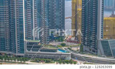 July 6 2025 Modern High-Rise Residential Towers with Urban Waterfront Views July 6 2025 Modern High-Rise Residential Towers with Urban Waterfront Views 128263099