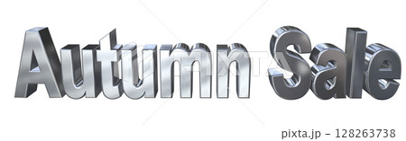 3DCG文字「Autumn Sale(オータムセール)」秋のセール 3DCG文字「Autumn Sale(オータムセール)」秋のセール 128263738