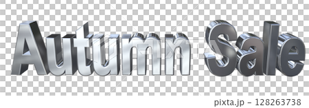 3DCG文字「Autumn Sale(オータムセール)」秋のセール 3DCG文字「Autumn Sale(オータムセール)」秋のセール 128263738
