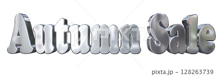 3DCG文字「Autumn Sale(オータムセール)」秋のセール 3DCG文字「Autumn Sale(オータムセール)」秋のセール 128263739