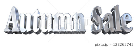 3DCG文字「Autumn Sale(オータムセール)」秋のセール 3DCG文字「Autumn Sale(オータムセール)」秋のセール 128263743