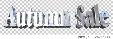 3DCG文字「Autumn Sale(オータムセール)」秋のセール 3DCG文字「Autumn Sale(オータムセール)」秋のセール 128263743