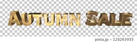 3DCG文字「Autumn Sale(オータムセール)」秋のセール 3DCG文字「Autumn Sale(オータムセール)」秋のセール 128263935