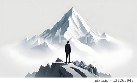 ビジネスマンのイメージイラスト 128263945