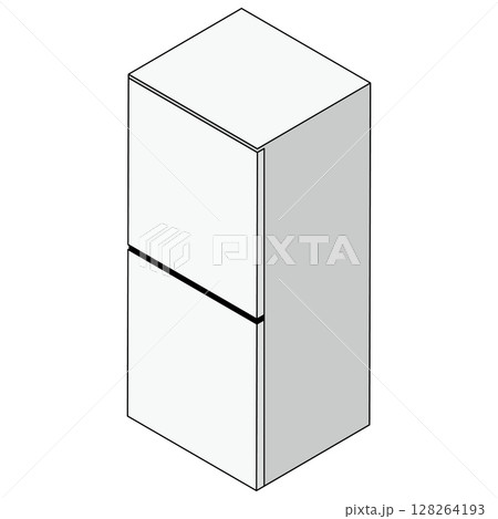 冷蔵庫のイラスト 128264193