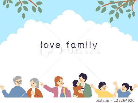 笑顔の家族 笑顔の家族 128264926