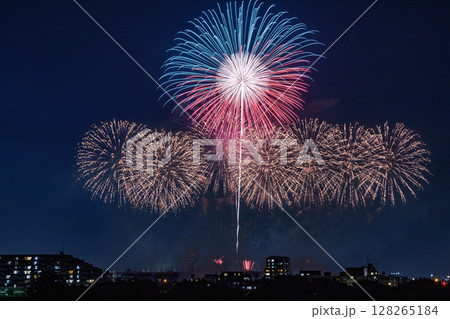 夜空に咲く花火 128265184