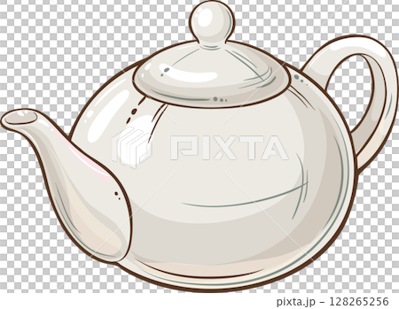 Teapot  isolated for Design and Decoration 128265256