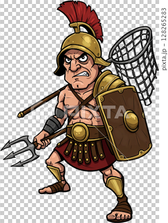 samurai warrior with sword 128265283