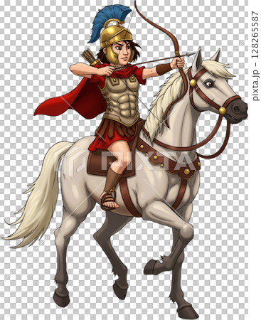 knight in red costume 128265587