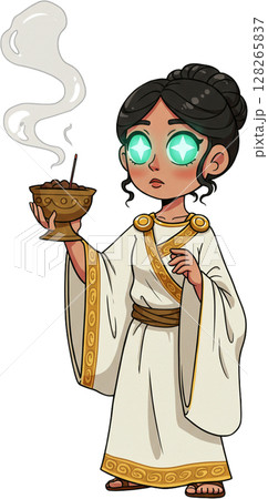 japanese woman with crown japanese woman with crown 128265837