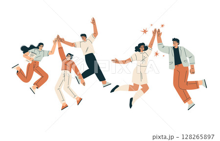 A Joyful and Vibrant Celebration of Friendship, Togetherness, and Community Spirit 128265897