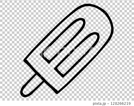 Simple soda flavor popsicle illustration material 128266219