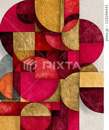 set of colorful abstract lines 128266441