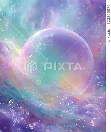 abstract background with magic bokeh 128266876