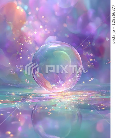abstract background with magic bokeh 128266877