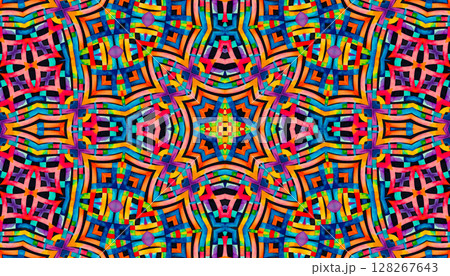 Abstract bright multicolor pattern, colorful background 128267643