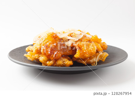 Crispy Sweet and Sour Guo Bao Rou Plate 128267954