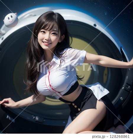 夜に！   宇宙船から！ 128268861