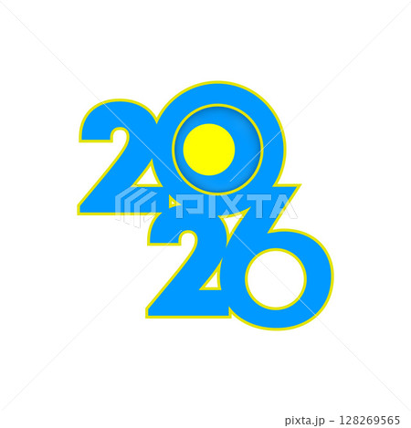 2026 banner with Palau flag inside. 128269565