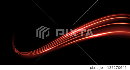 beautiful light speed line background on black background abstract design vector illustration 128270643