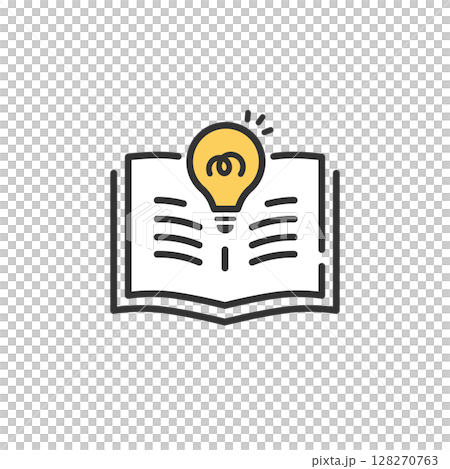 Reading, learning, inspiration vector icons (line drawing) 128270763
