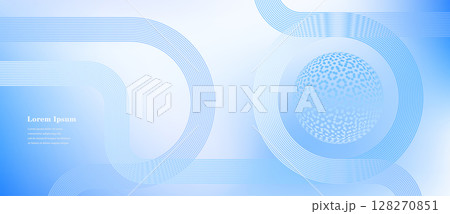 幾何学 抽象 ストライプ ライン サークル 背景 128270851
