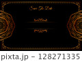 luxury gold invitation card mandala ornament background 128271335