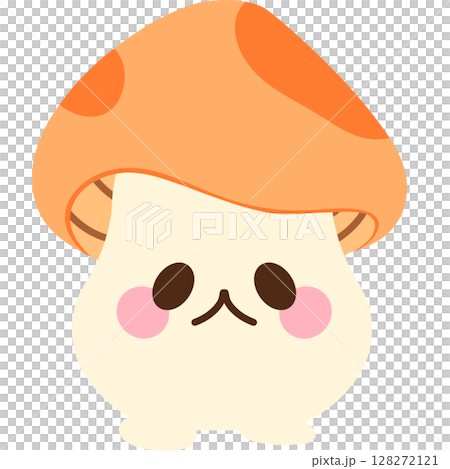 Pumpkin Puff mushroom 128272121