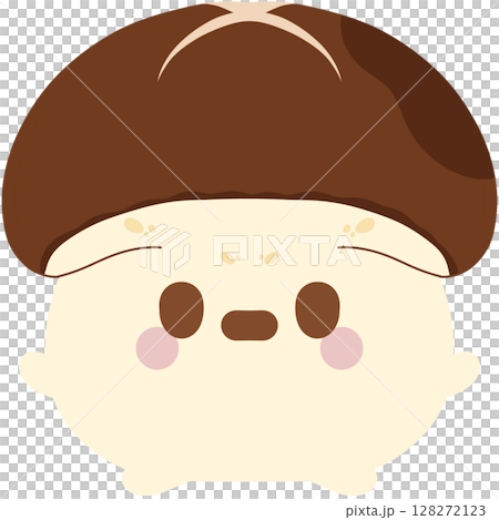 Shy Shiitake mushroom 128272123