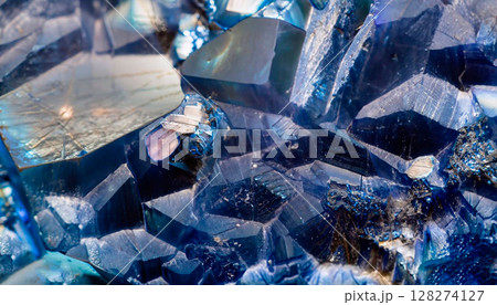 macro photo of sapphire texture with crystal structure macro photo of sapphire texture with crystal structure 128274127