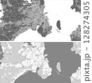 Layered editable vector illustration outline of Copenhagen,Denmark. 128274305
