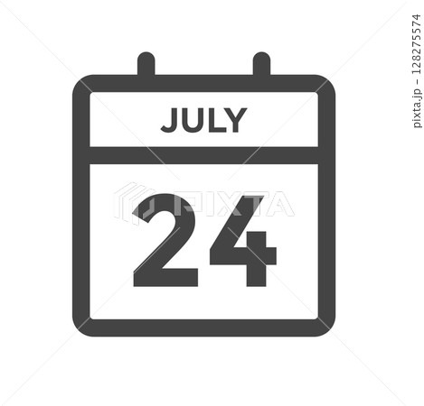 July 24 Calendar Day or Calender Date for Deadlines or Appointment 128275574