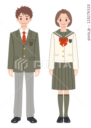 学生服の男女9 学生服の男女9 128276328
