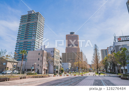 浜松市の浜松駅周辺の風景(静岡県) 浜松市の浜松駅周辺の風景(静岡県) 128276484