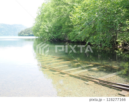 然別湖の湖底線路 然別湖の湖底線路 128277166